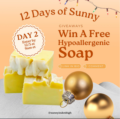 On the Second Day of Christmas: Unwrapping the Gift of Hypoallergenic Soap