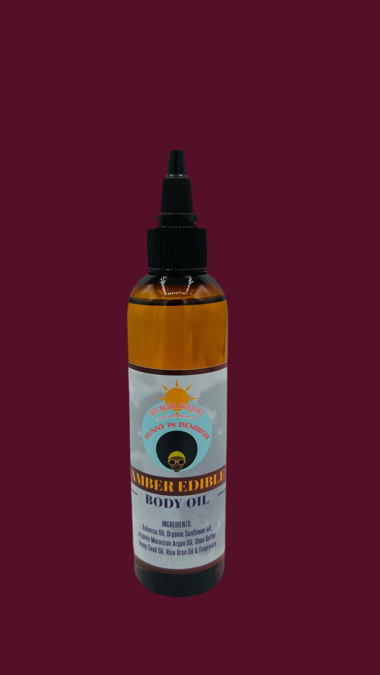 (NEW) Amber Edible Body Oil