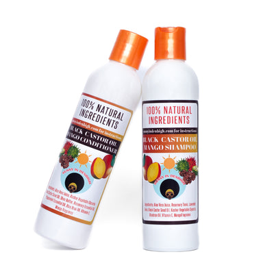 (NEW) Mango Black Castor Oil Wash Day Bundle