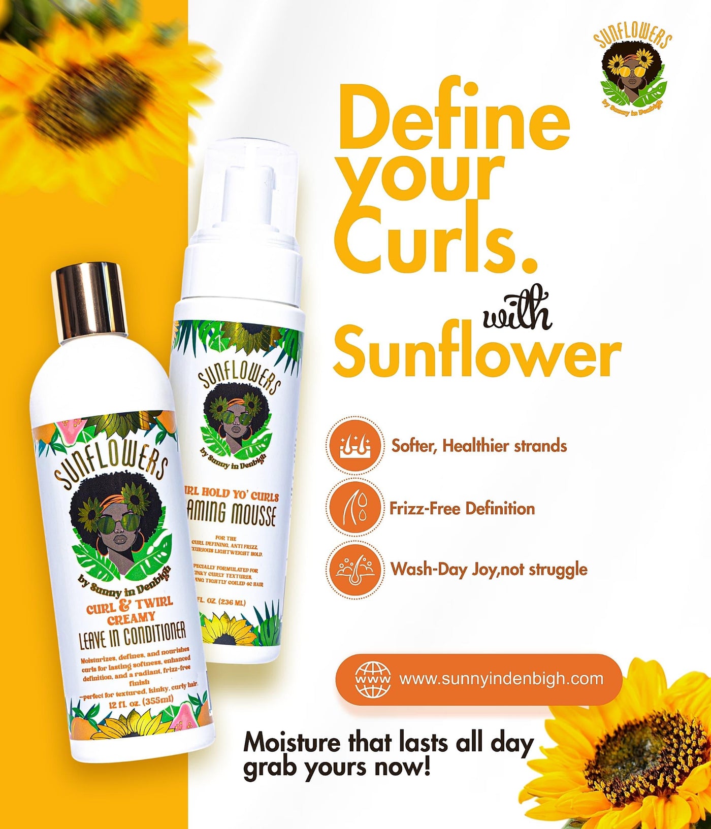Sunflowers Essential Bundle - Curl & Twirl Leave In Conditioner