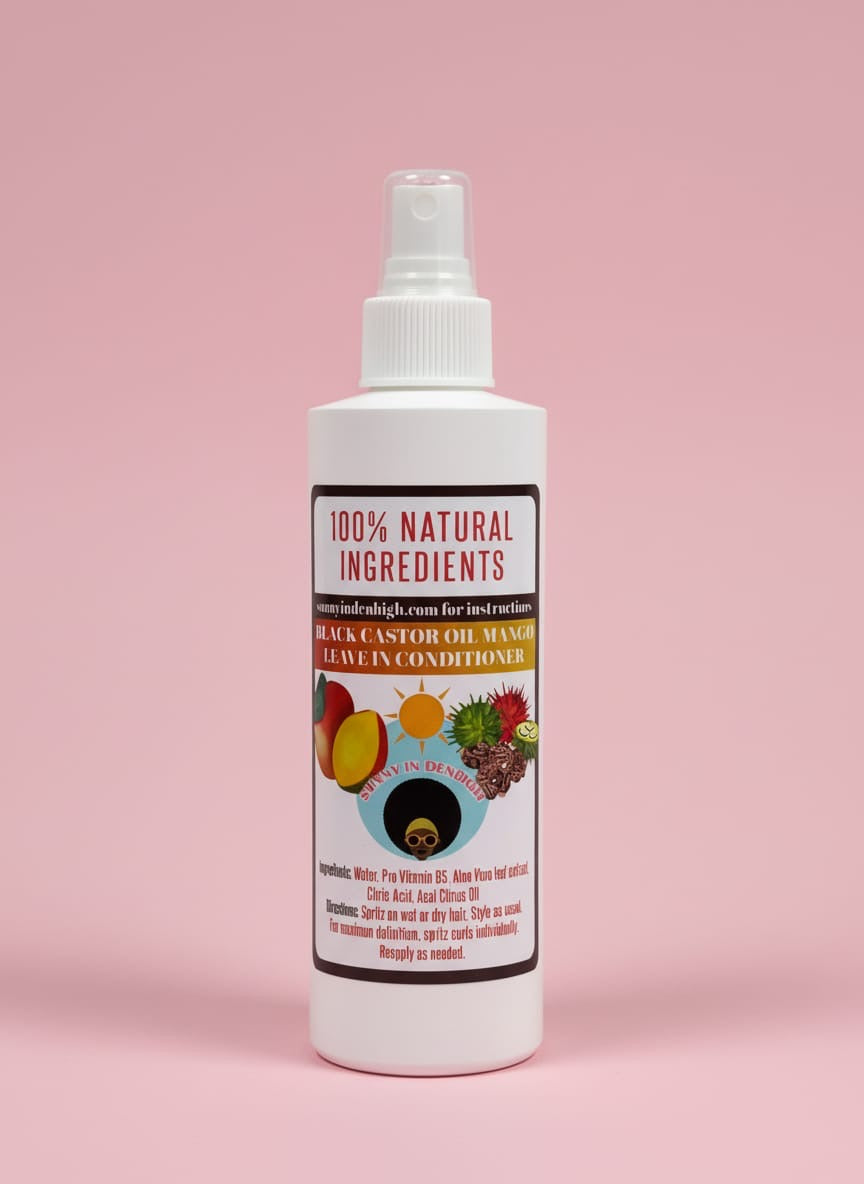 Black Castor Oil Mango Leave In Conditioner