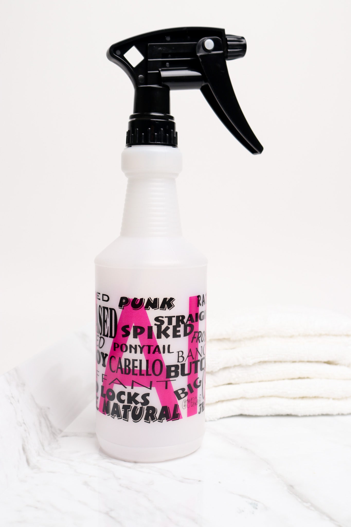 Works well as a Spritzer with our SID Leave In Conditioner; Just add enough for a single use, rinse, dry and stor